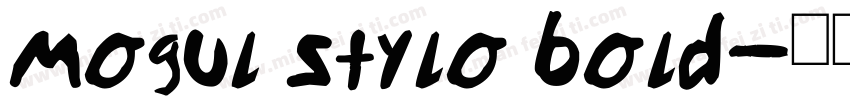 mogul stylo bold字体转换